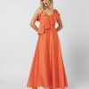 floral satin παντελοόνι-silky long skirt sourloulou