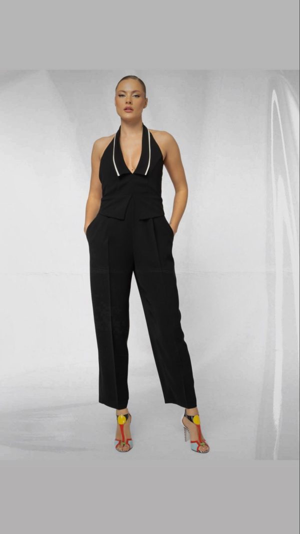 jumpsuit with open back