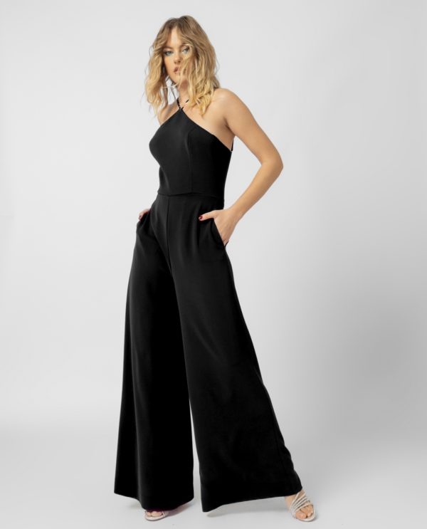 crep jumpsuit sourloulou-black