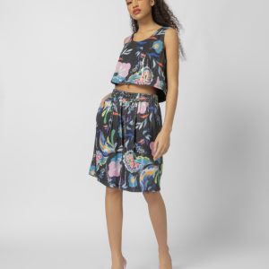 sequined crop top sourloulou