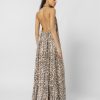 leopard long dress
