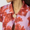 floral satin jacket