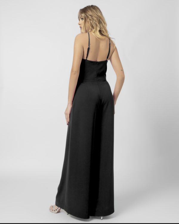 crep jumpsuit sourloulou-black