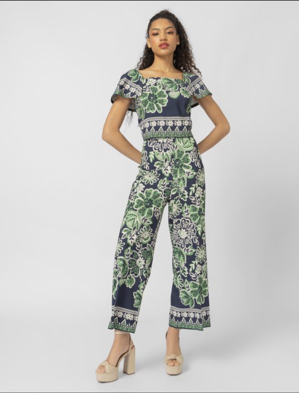 cotton printed crop top