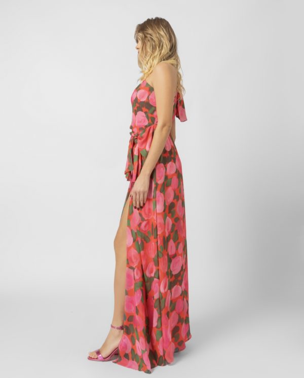 floral long occasion dress