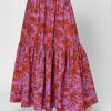 floral crop top & floral boho skirt sourloulou