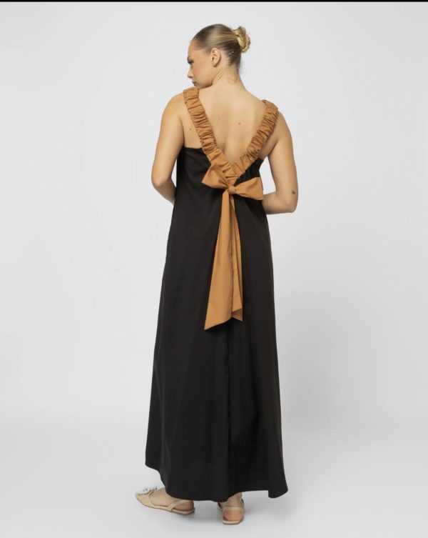 long dress with bow sourloulou