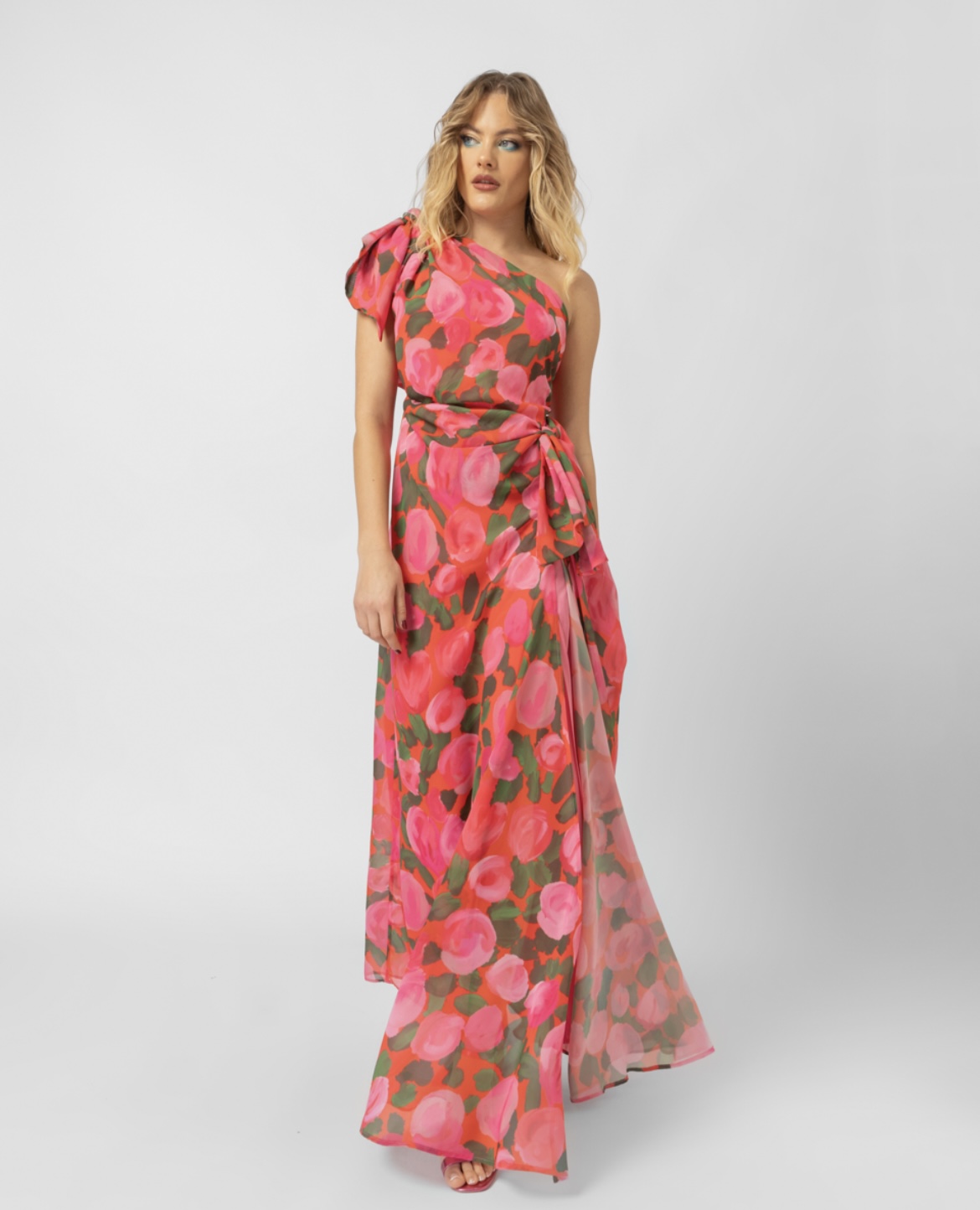 floral long occasion dress