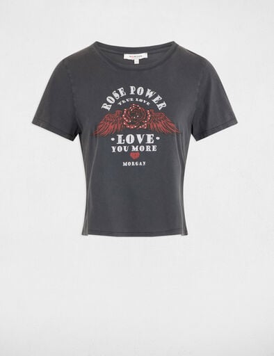 t-shirt-a-inscription-gris-fonce-femme