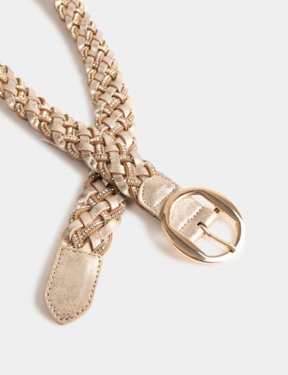 ΖΩΝΗ ΠΛΕΚΤΗ ΧΡΥΣΗ ΜΕ ΣΤΡΑΣ