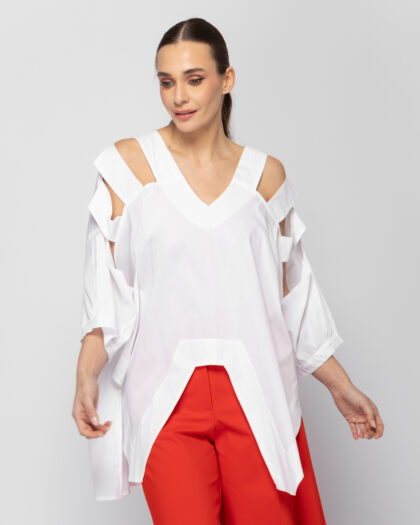 ΜΠΛΟΥΖΑ ΜΕ CUT-OUT ΩΜΟΥΣ