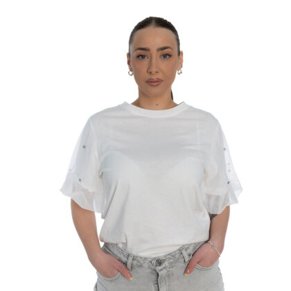 ΜΠΛΟΥΖΑ ΜΕ ΔΙΑΦΑΝΕΙΑ ΣΤΑ ΜΑΝΙΚΙΑ